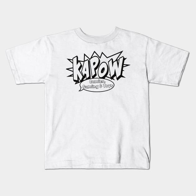 Kapow! Black Kids T-Shirt by TDW27